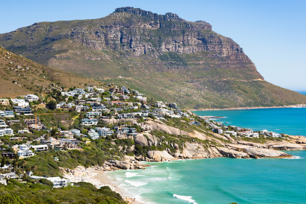 Cape Town city and coastline