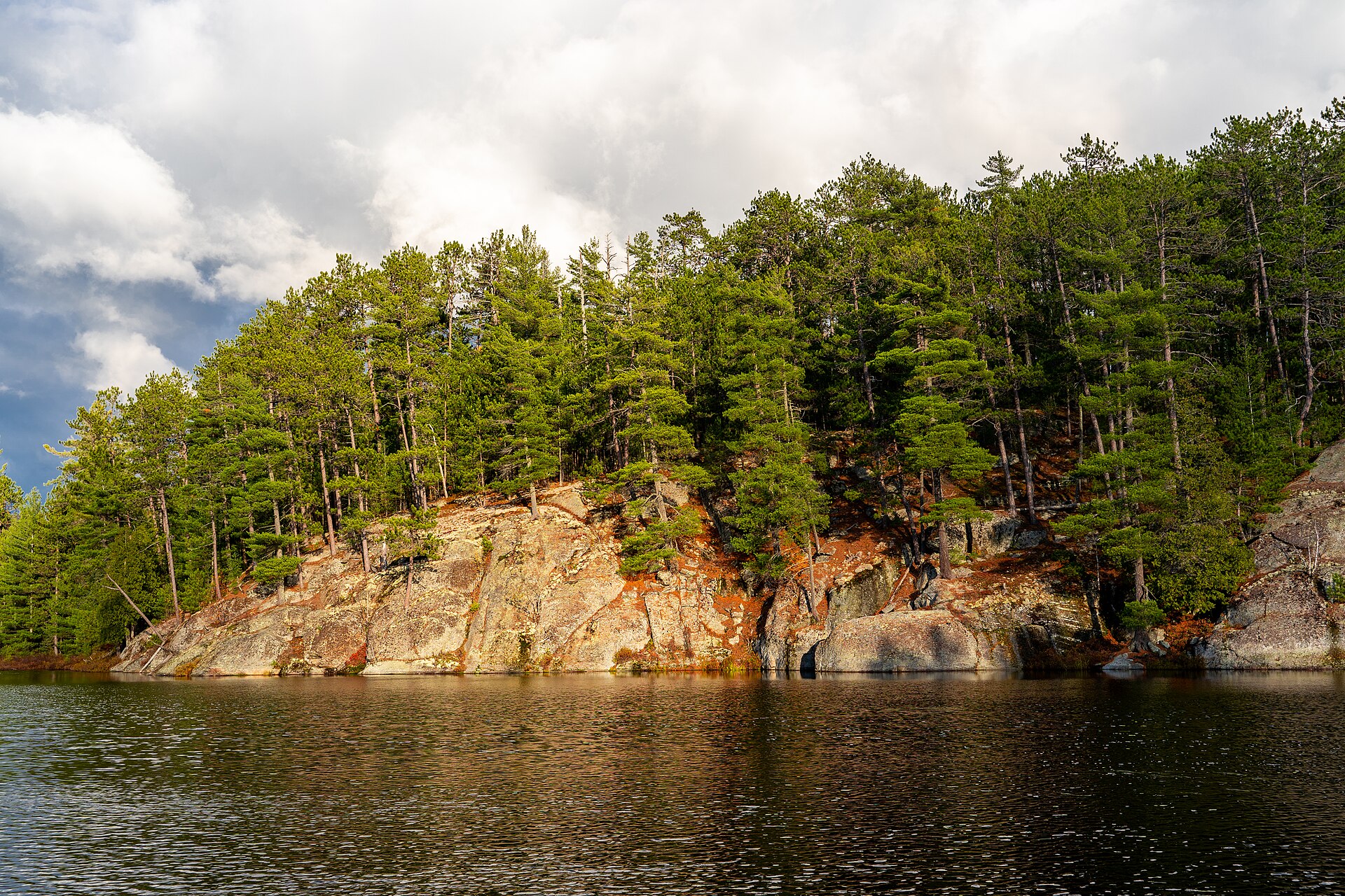 View from Centennial Ridges Trail in Algonquin Provincial Park, Ontario