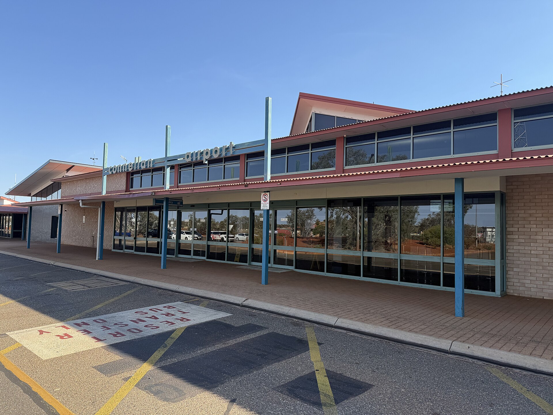 Ayers Rock Airport at Yulara, the arrival point for Uluru