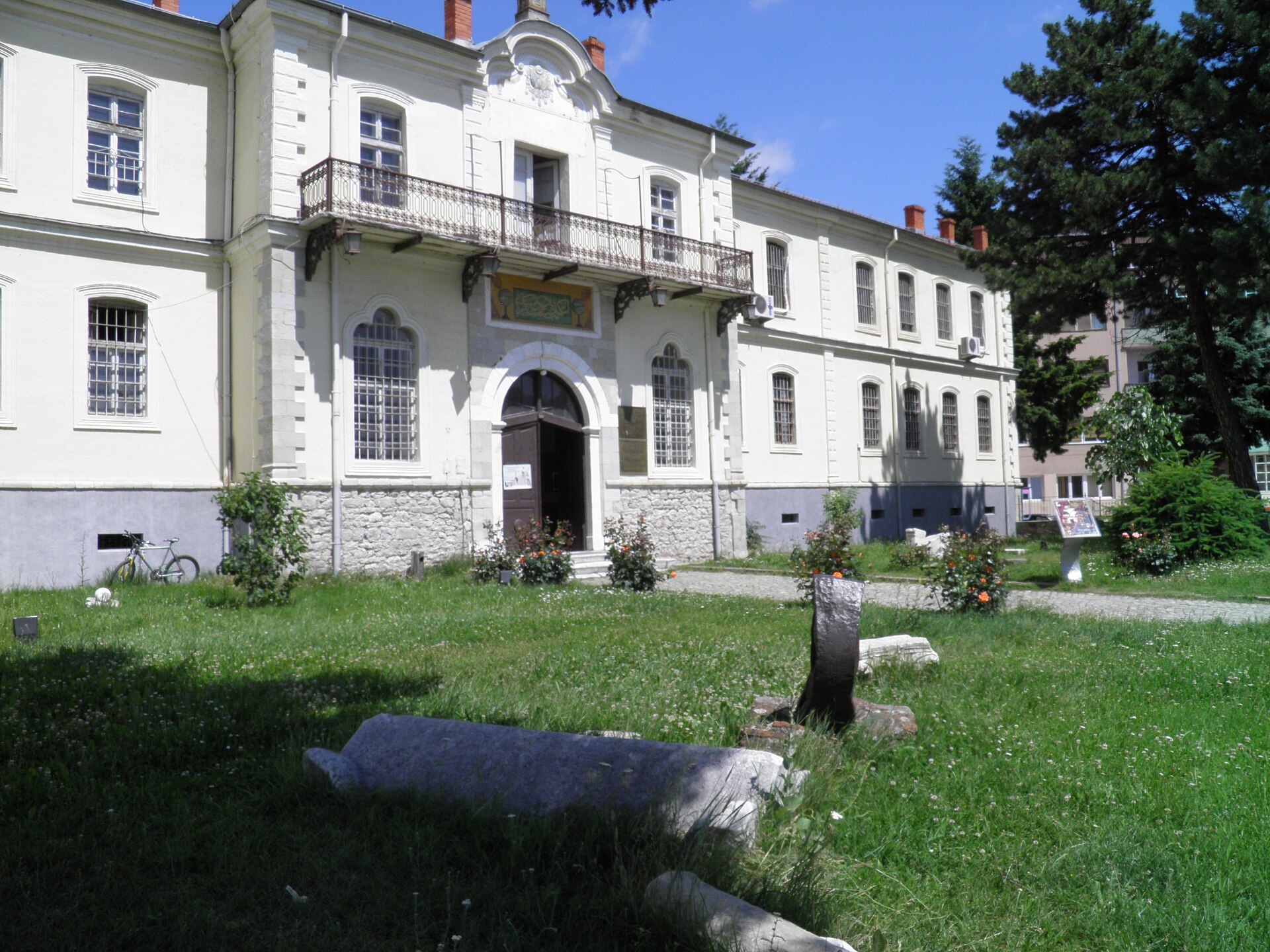 Exhibits inside the Archaeological Museum of Bitola, North Macedonia