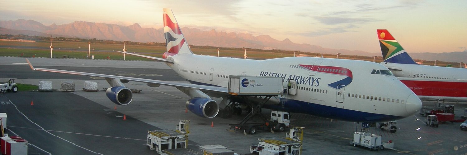 The terminal building at Cape Town International Airport