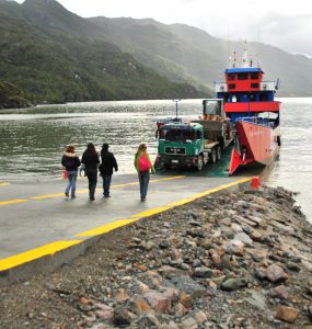 Gravel section of the Carretera Austral winding through Chilean Patagonia