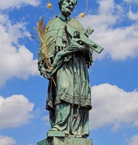 The Charles Bridge over the Vltava in Prague