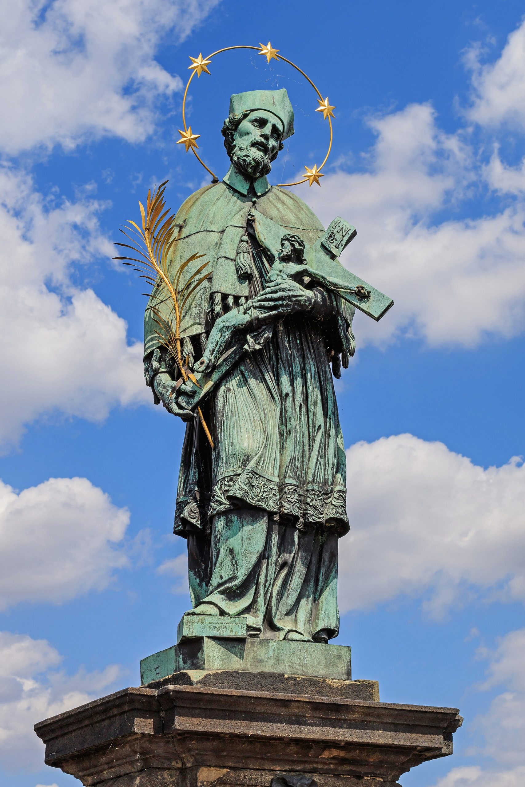 The Charles Bridge over the Vltava in Prague