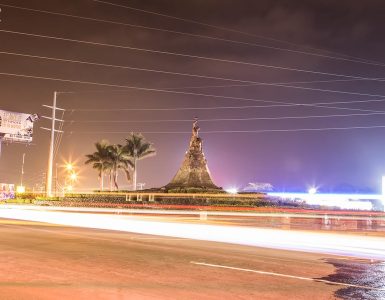 Monument to the worker in Chinandega, Nicaragua