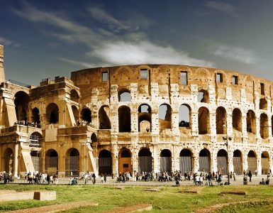The Colosseum in Rome, one of the most heavily pre-booked attractions in Europe