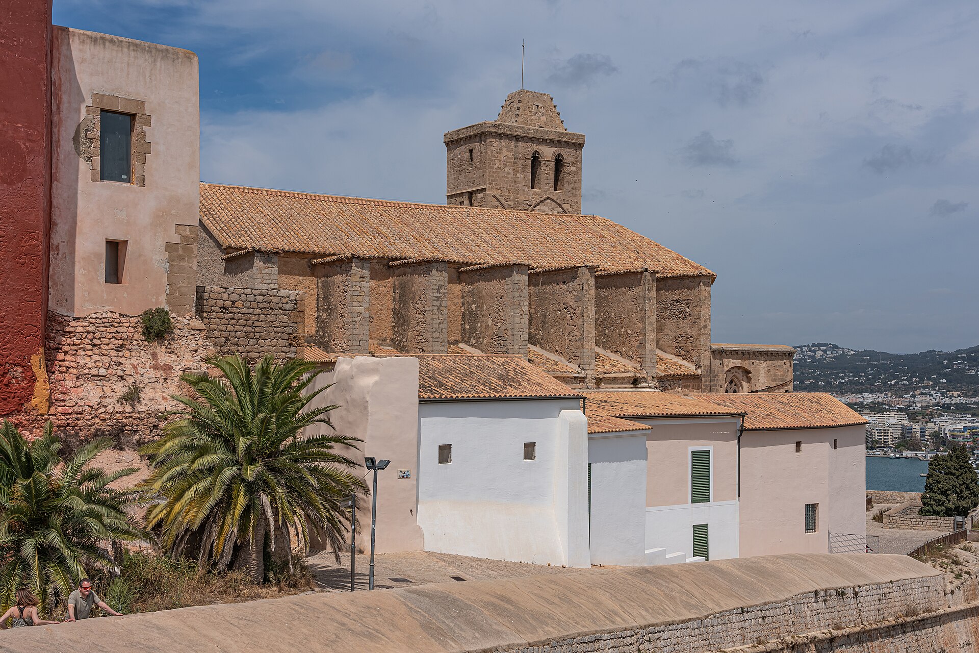The walled old town of Dalt Vila in Ibiza Town