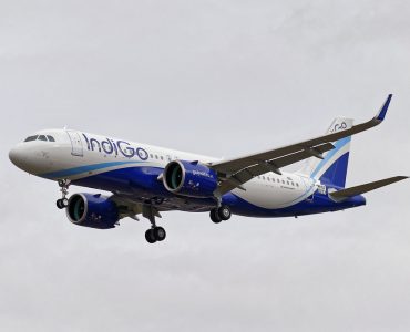 An IndiGo Airbus A320, the backbone aircraft of India domestic flights