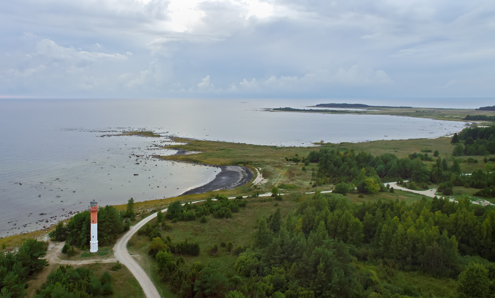 The rocky coast of Hiiumaa island, Estonia
