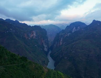 Ma Pi Leng mountain pass on the Ha Giang Loop, northern Vietnam