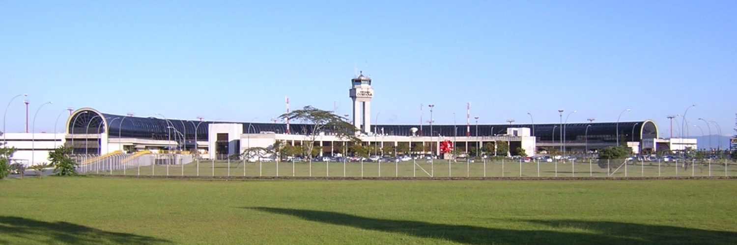 The terminal building at Jose Maria Cordova International Airport in Rionegro