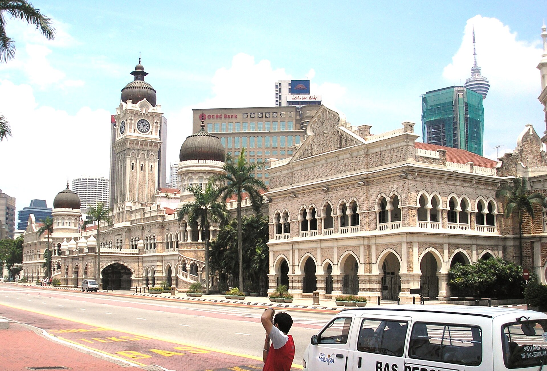 The Moorish-revival Sultan Abdul Samad Building facing Merdeka Square in central Kuala Lumpur