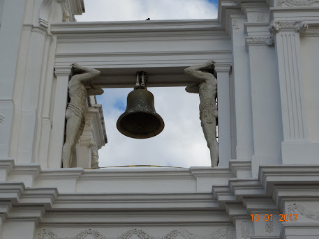 Detail of the cathedral in Leon, Nicaragua
