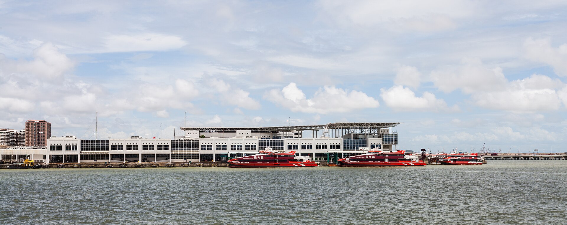The Outer Harbour Ferry Terminal building in Macau