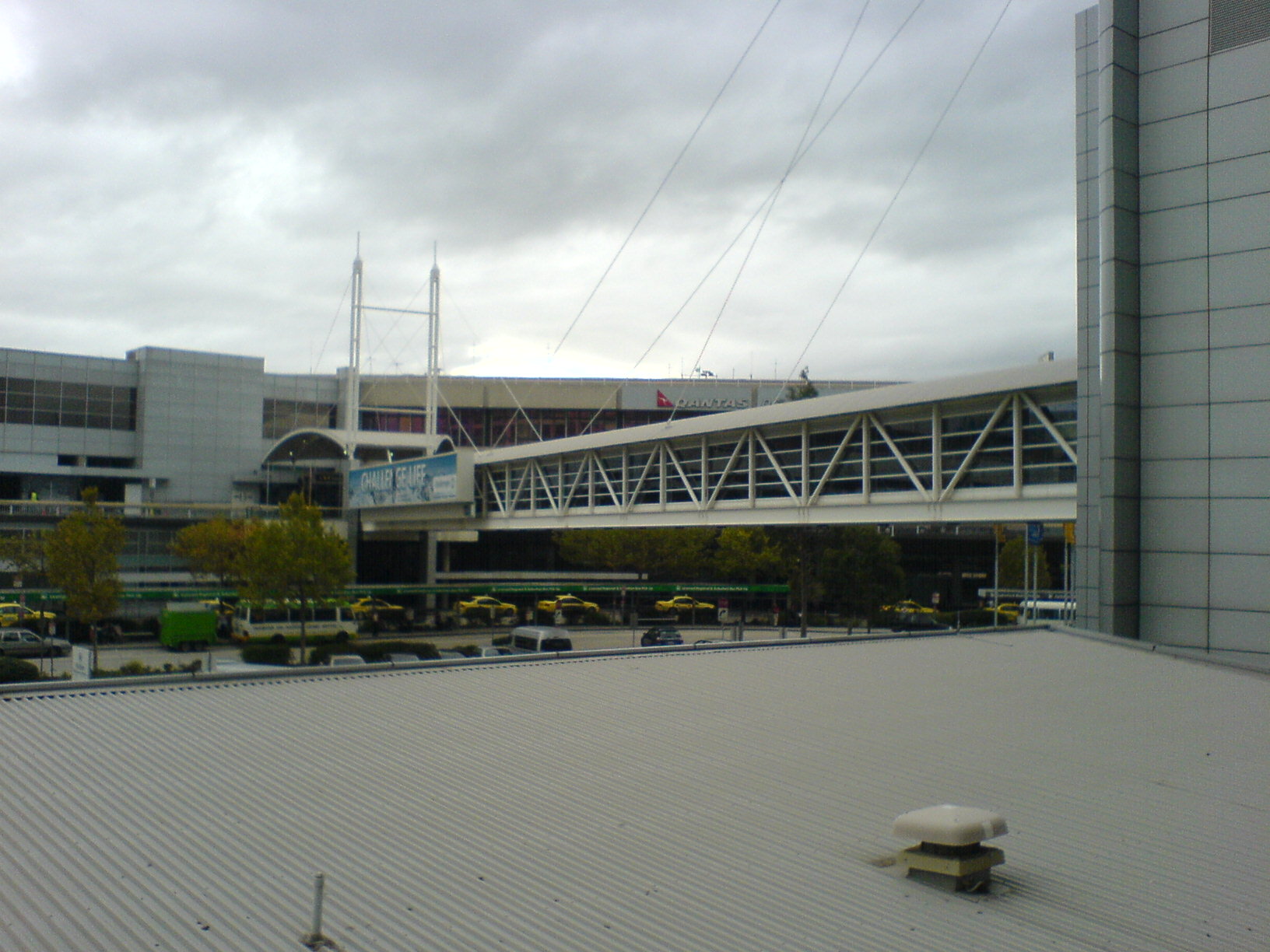Exterior of Terminal 1 at Melbourne Airport in Tullamarine