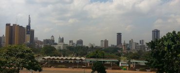 The skyline of central Nairobi