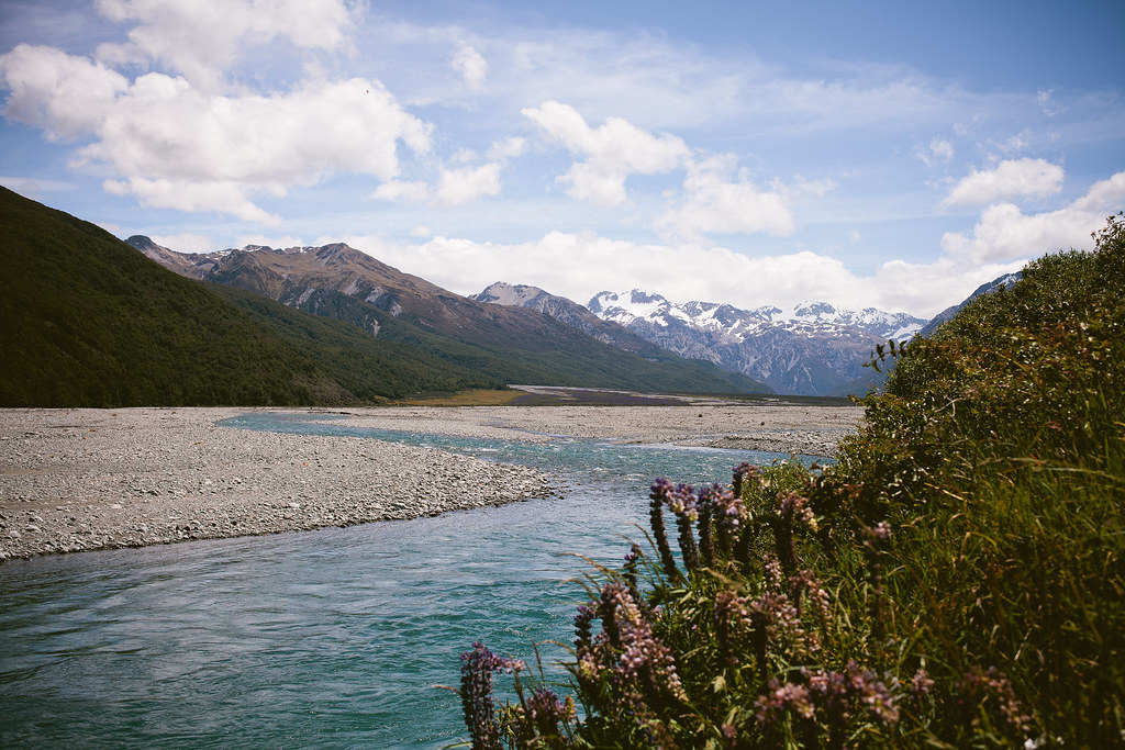 Arthur's Pass in the Southern Alps, New Zealand