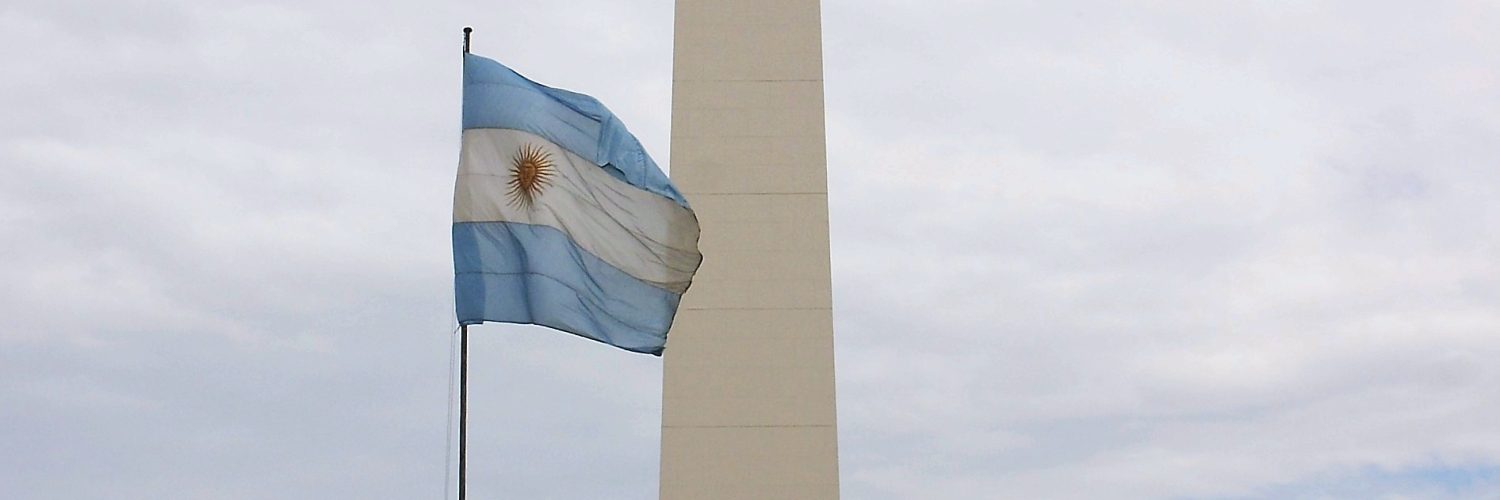 The Obelisco on Avenida 9 de Julio, Buenos Aires
