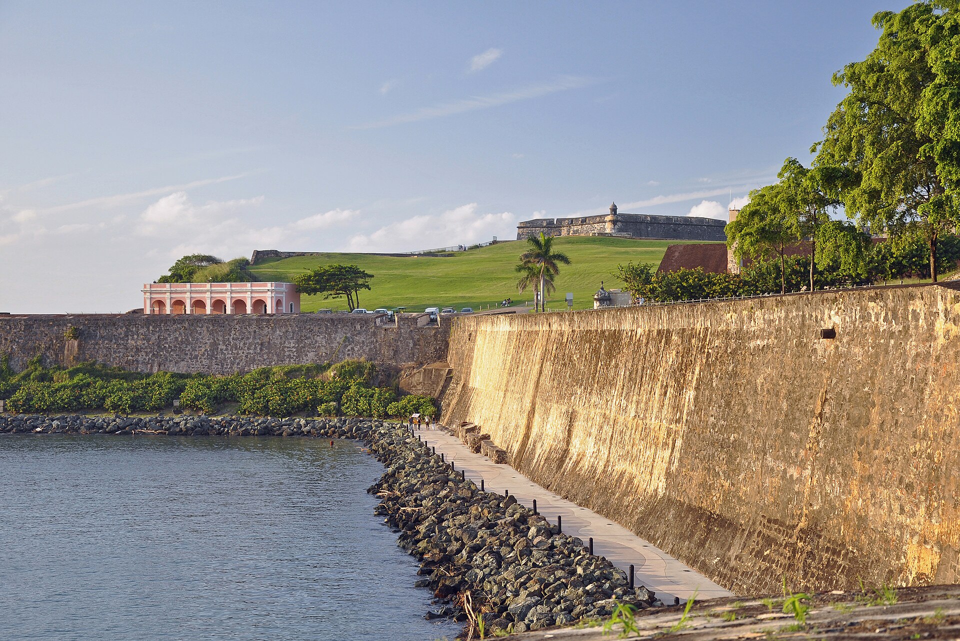 The Spanish colonial city walls and fortifications of Old San Juan, Puerto Rico
