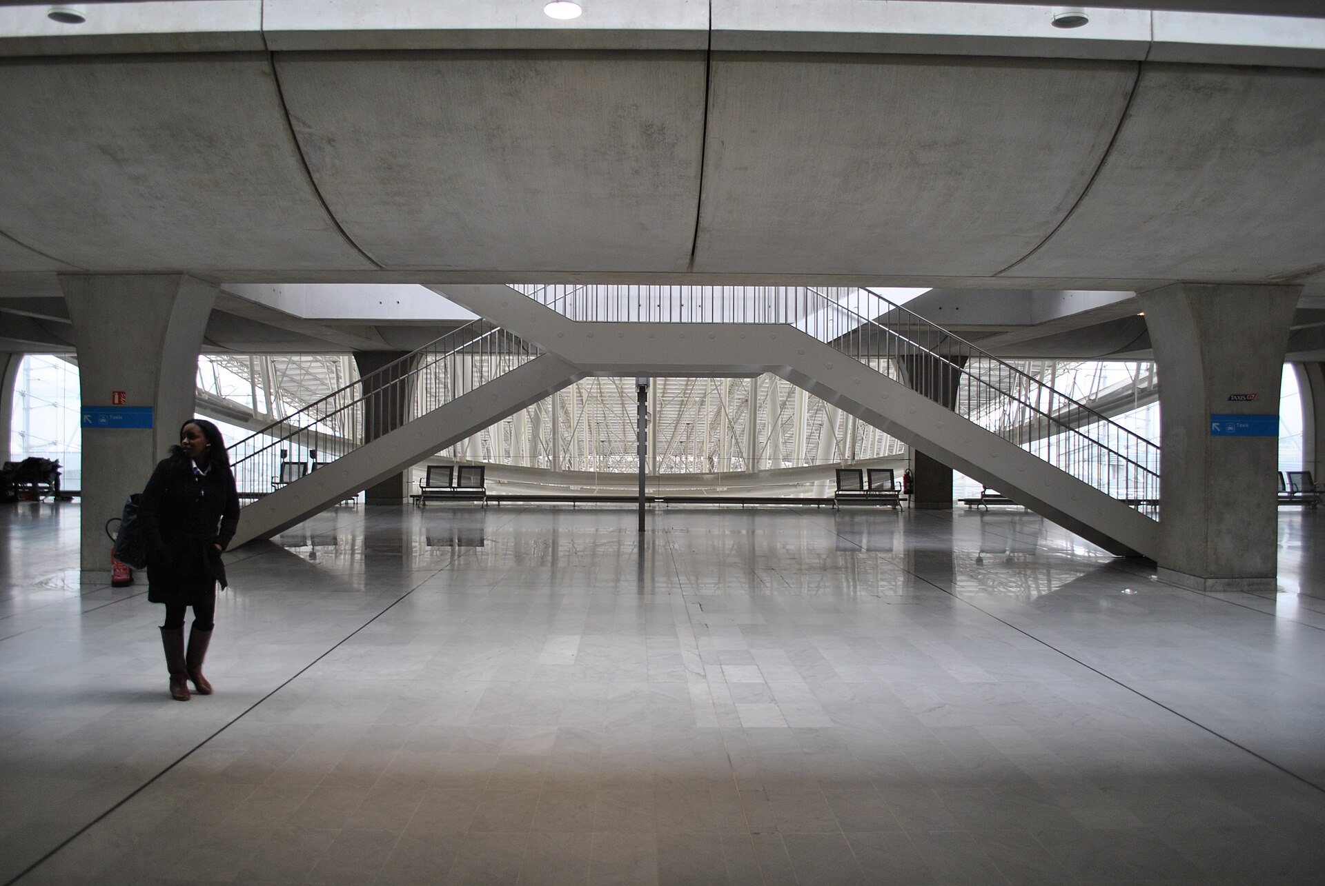 The departures hall at Terminal 2E of Paris Charles de Gaulle airport