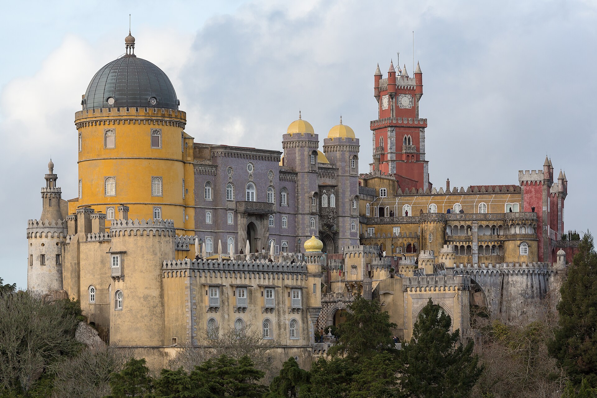 The Pena Palace above Sintra