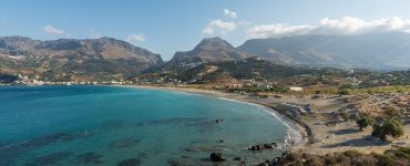 Plakias Beach on the south coast of Crete, Greece