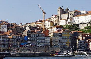The colourful houses of the Ribeira waterfront in Porto