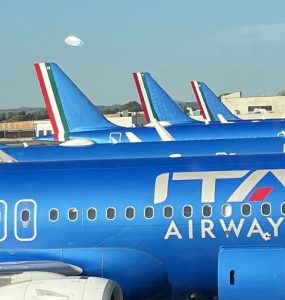 Rome Fiumicino Leonardo da Vinci Airport, the main arrival point for visitors to Rome