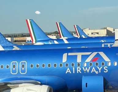 Rome Fiumicino Leonardo da Vinci Airport, the main arrival point for visitors to Rome