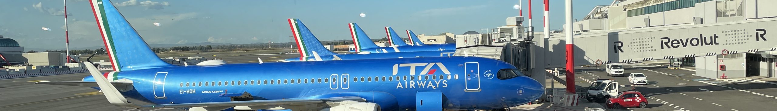 Rome Fiumicino Leonardo da Vinci Airport, the main arrival point for visitors to Rome