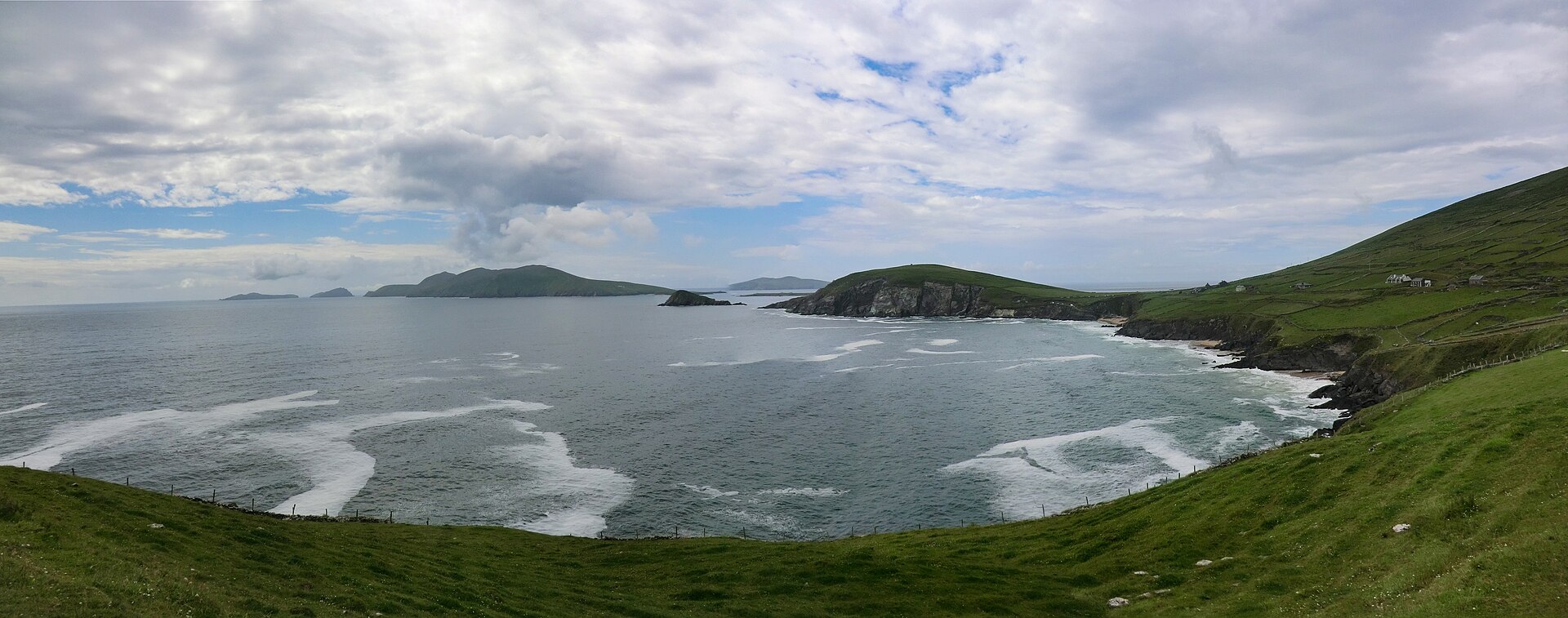The coastal road at Slea Head on the Dingle Peninsula in County Kerry