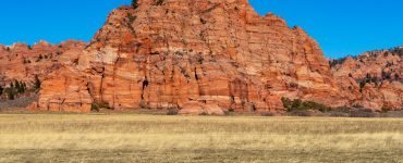 Zion National Park canyon walls seen from the scenic drive in Utah