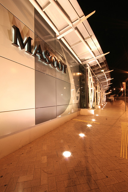 Entrance to Mascot station, one stop from Sydney Airport on the T8 line