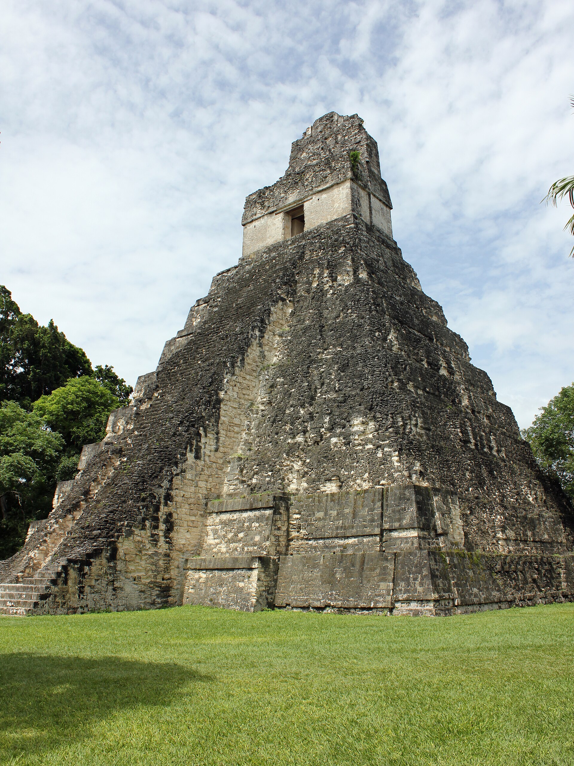Temple I, the Temple of the Great Jaguar, on the Great Plaza at Tikal