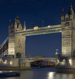 Tower Bridge over the River Thames in London