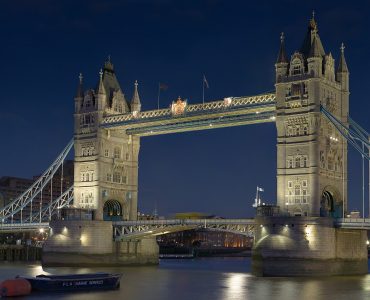 Tower Bridge over the River Thames in London