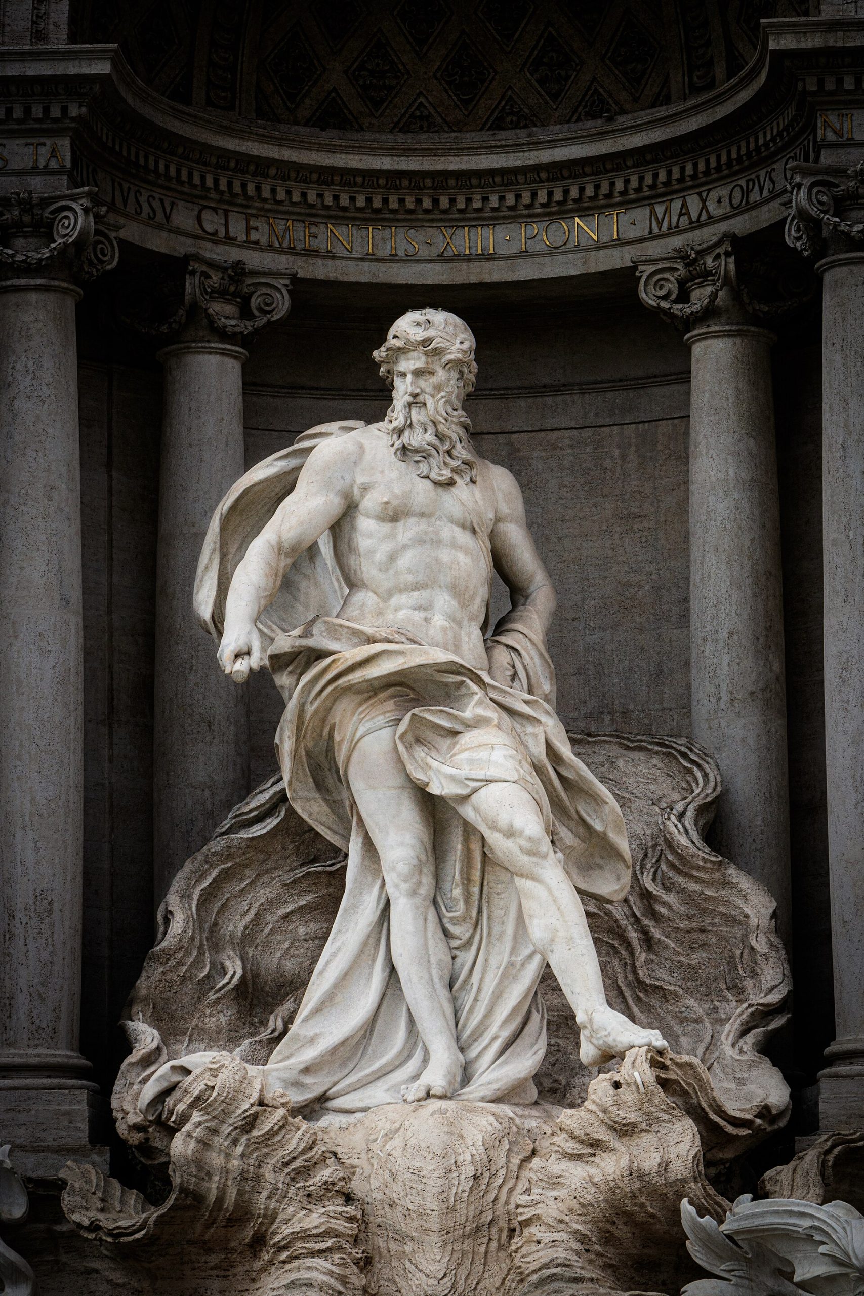 The Trevi Fountain in Rome