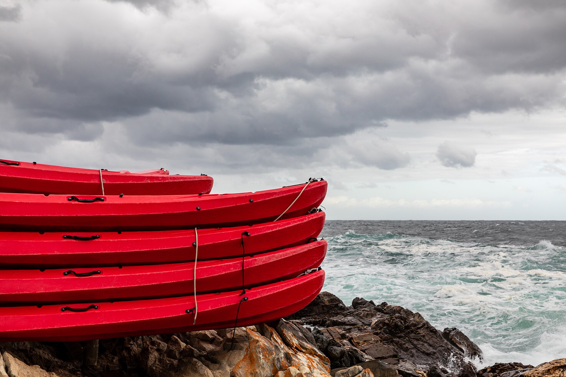 Rocky coastline at Tsitsikamma National Park on the Garden Route