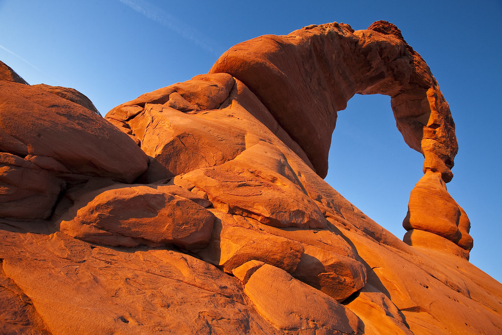 Delicate Arch in Arches National Park, one of the Mighty 5 stops on a Utah road trip