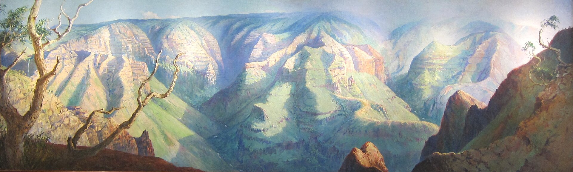 The red rock walls of Waimea Canyon on Kauai