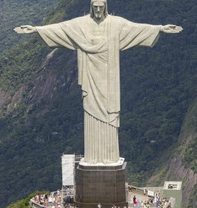 Christ the Redeemer statue on Corcovado mountain, Rio de Janeiro