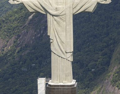 Christ the Redeemer statue on Corcovado mountain, Rio de Janeiro