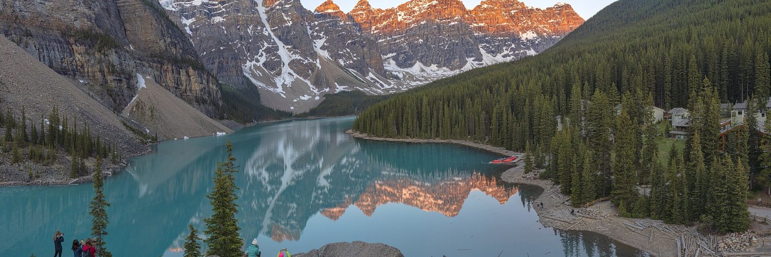 Moraine Lake and the Valley of the Ten Peaks in Banff National Park, Alberta