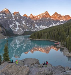 Moraine Lake and the Valley of the Ten Peaks in Banff National Park, Alberta