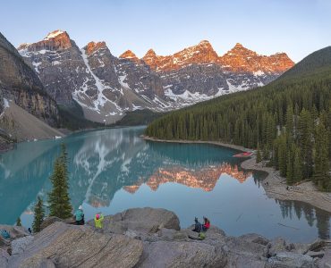 Moraine Lake and the Valley of the Ten Peaks in Banff National Park, Alberta