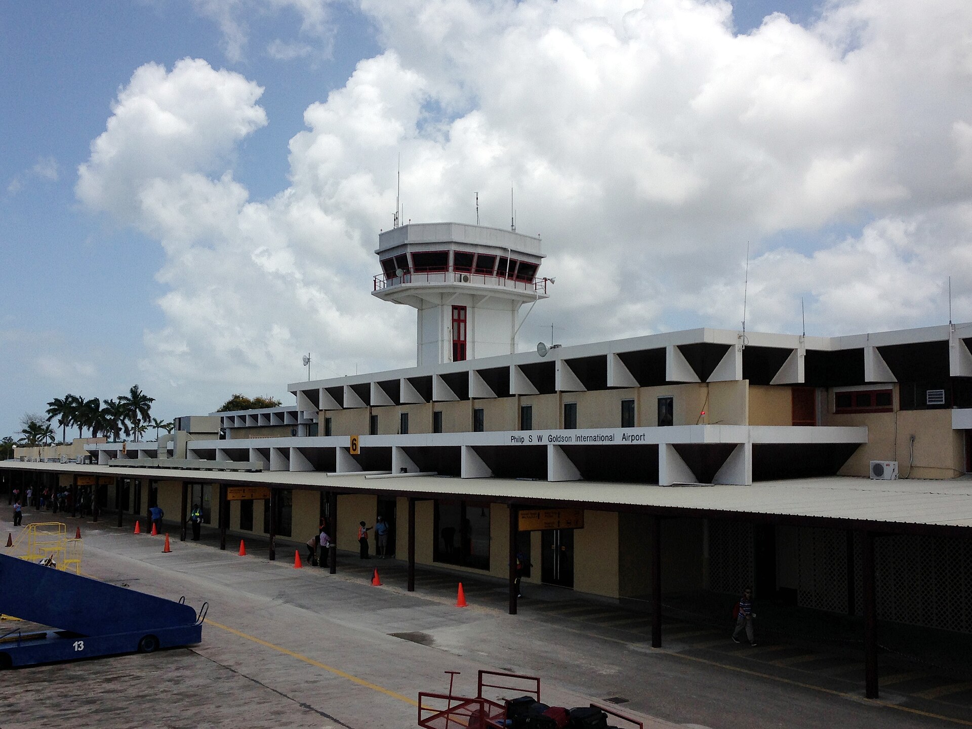 Terminal at Philip Goldson International Airport near Belize City