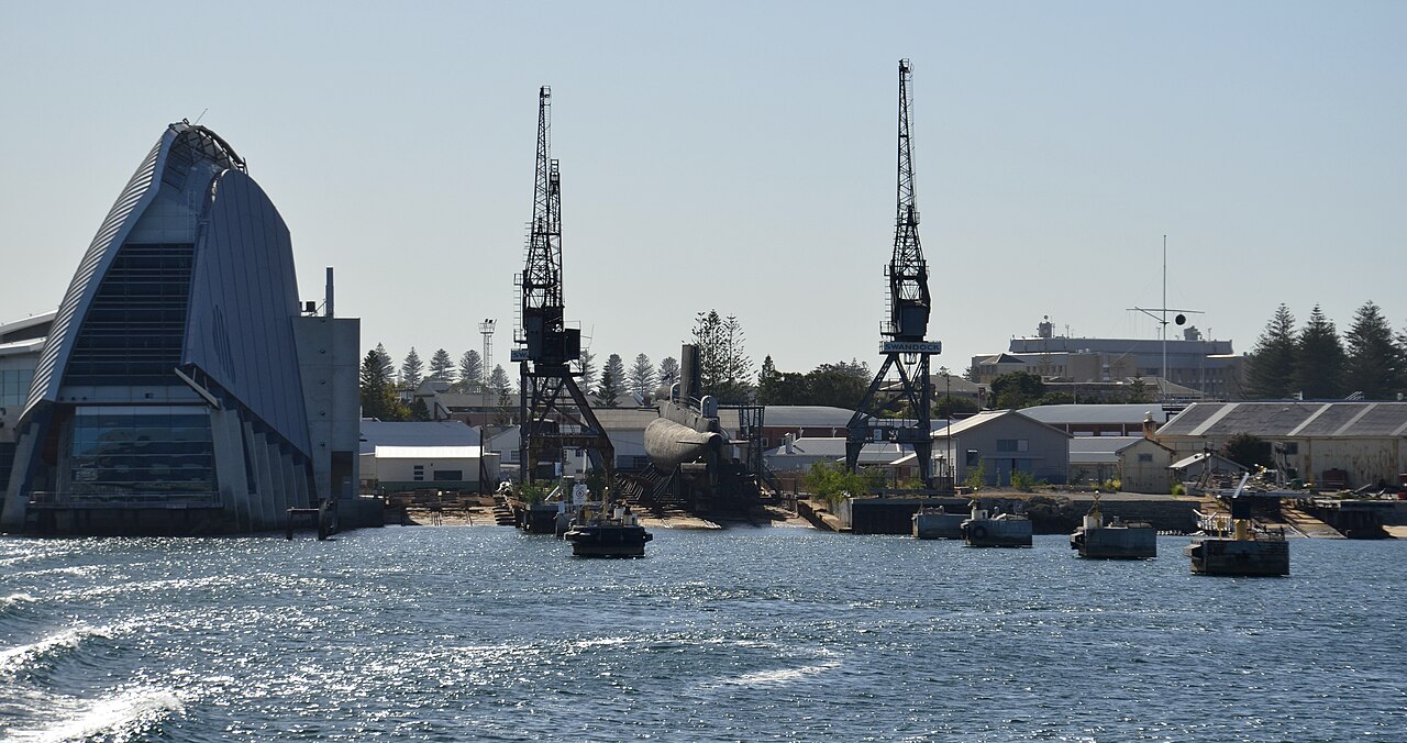 Fremantle harbour in the morning light